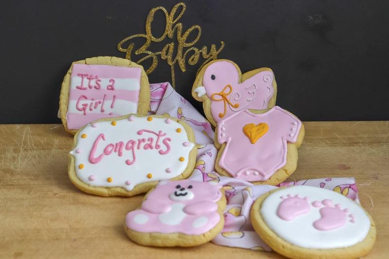 Baby-Girl-Cookies - CRUST - a baking company Fenton MI