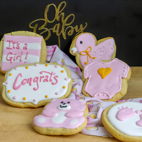 Baby Girl Cookies Iced Cookie Gift Sets CRUST a banking co fenton mi 1650px