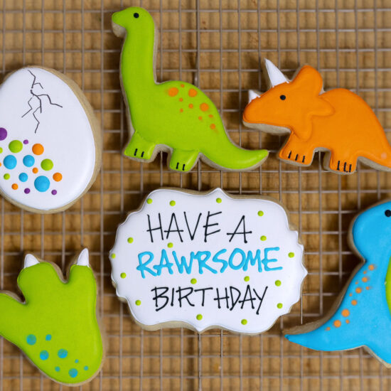Dino-Mite Birthday Cookie Box