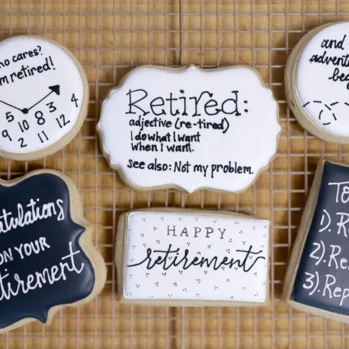 Retirement Cookie Box