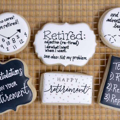 Retirement Cookie Box
